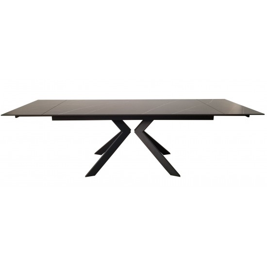Стол обеденный раскладной керамика Swank Staturario White 90X180(260) Белый 1