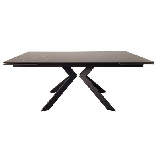 Стол обеденный раскладной керамика Swank Staturario White 90X180(260) Белый 2