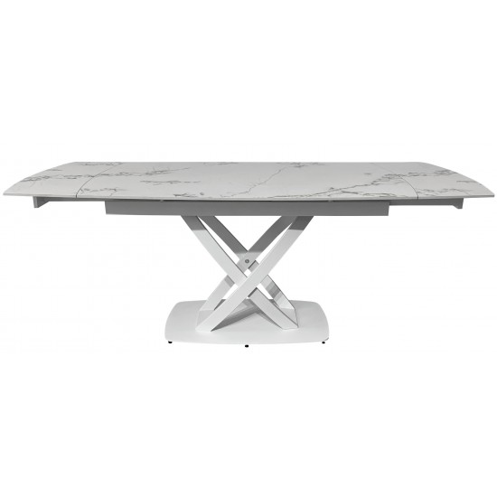 Стол раскладной керамический Infinity Golden Jade 90х140-200 см 4
