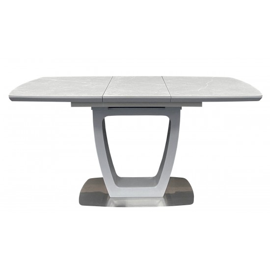 Стол обеденный раскладной Ravenna Grey Marble керамика 120-160 см 3