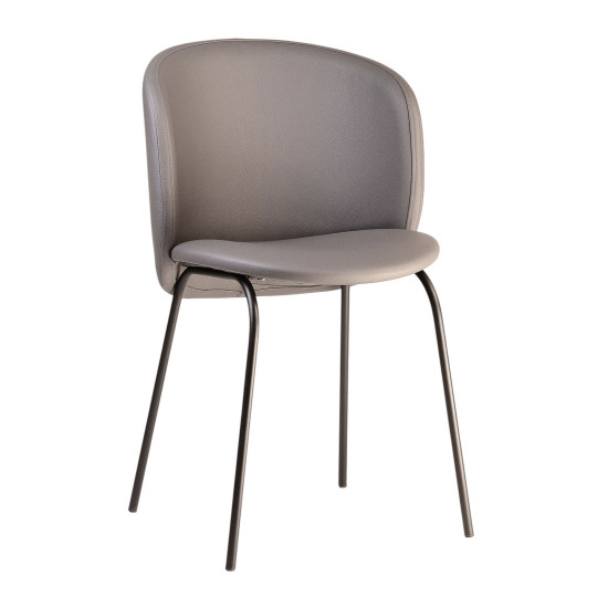 Стілець Lilo сіра екошкіра 1