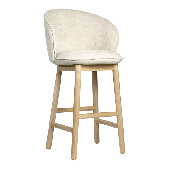 Стілець напівбарний Stitch натуральний ясен / Magenta 13 1