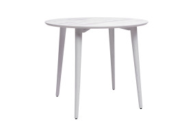 Стол Dan d-90 HPL Arpa 3346 Ker/белый