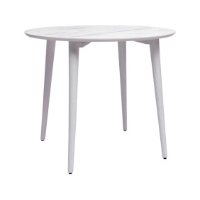 Стіл Dan d-90 HPL Arpa 3346 Ker / білий