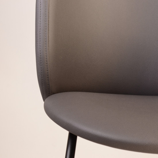 Стілець Lilo сіра екошкіра 10