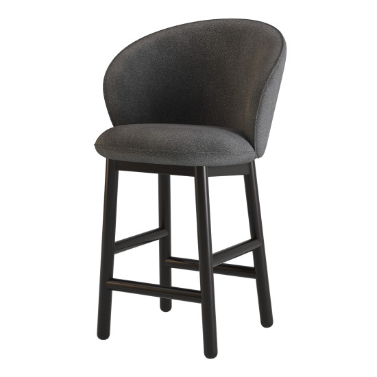 Стул полубарный Stitch черный / Node 19 2