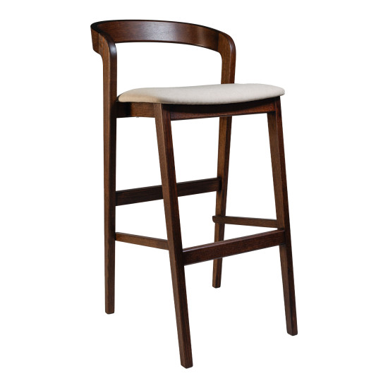 Стілець барний Floki New темний горіх 1