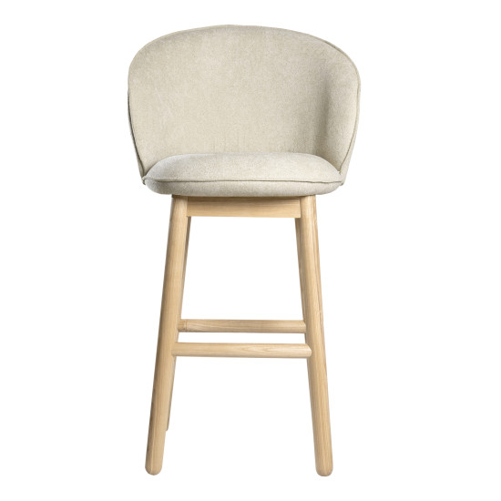 Стілець напівбарний Stitch натуральний ясен / Magenta 13 4