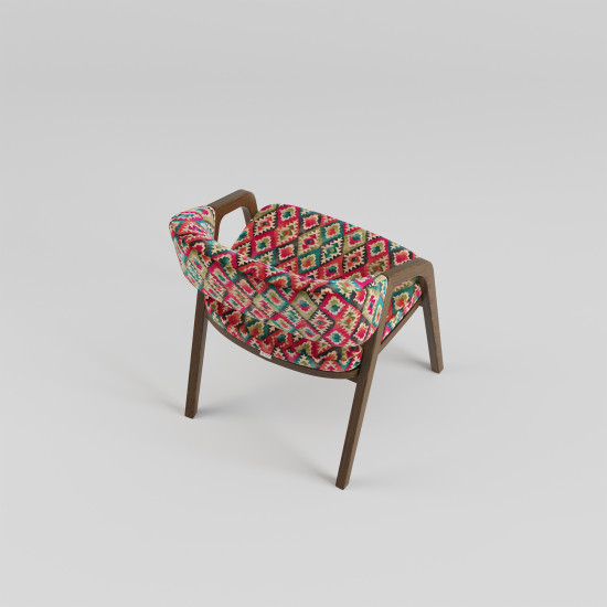 Кресло Otis Big темный дуб / AKASYA В077-7 6