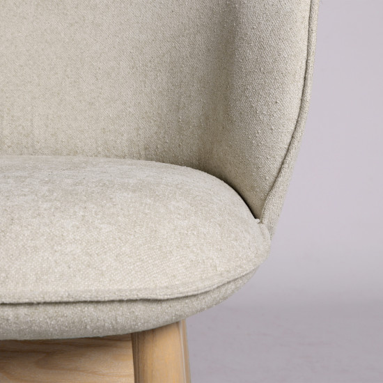 Стілець напівбарний Stitch натуральний ясен / Magenta 13 7