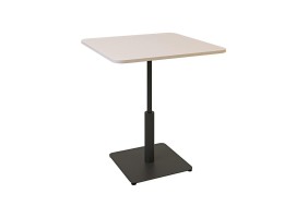 Стол Ibiza Soft light 70x70 черный металл / кашемир ДСП