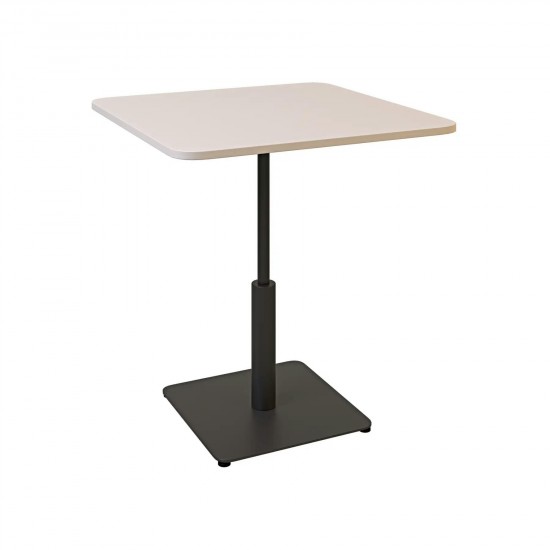 Стол Ibiza Soft light 70x70 черный металл / кашемир ДСП 1