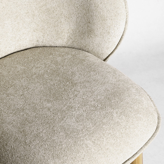 Стілець напівбарний Stitch натуральний ясен / Magenta 13 6