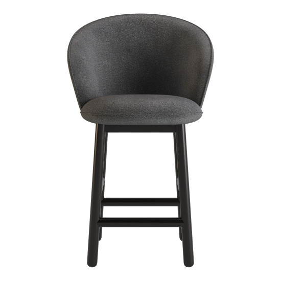 Стул полубарный Stitch черный / Node 19 3