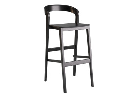 Стул барный Floki New черный жесткий