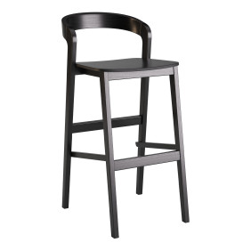 Стул барный Floki New черный жесткий