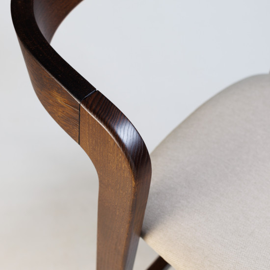 Стілець барний Floki New темний горіх 11