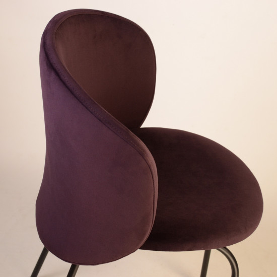 Стілець Lilo винний вельвет 9