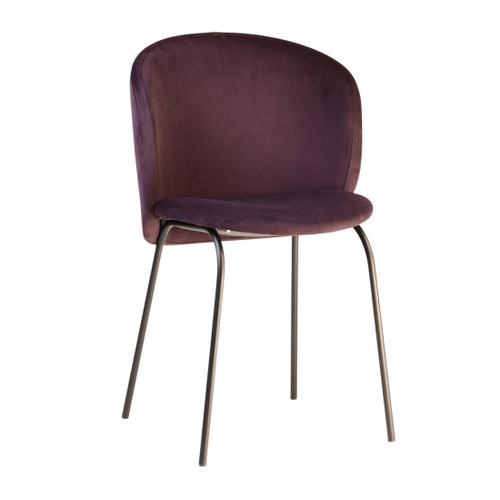 Стілець Lilo винний вельвет 1