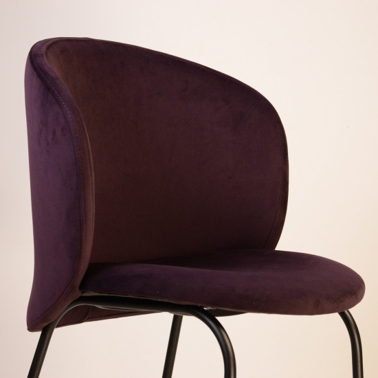 Стілець Lilo винний вельвет 7