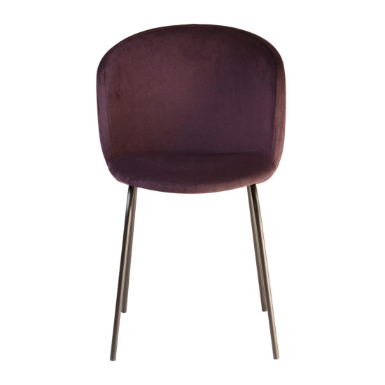 Стілець Lilo винний вельвет 5