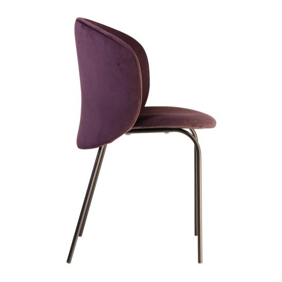 Стілець Lilo винний вельвет 2