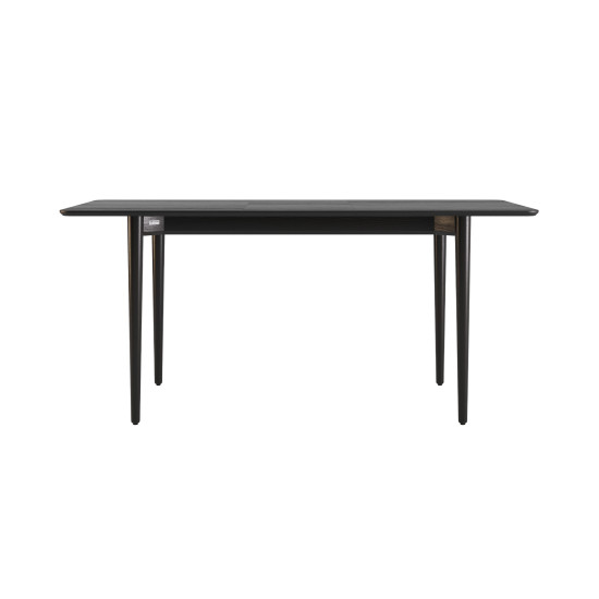Стіл розкладний Silva 130+40 x 80 чорний 2