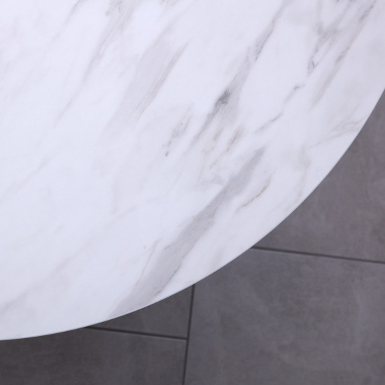 Стол Dan d-100 HPL Arpa 3346 Ker/белый 6