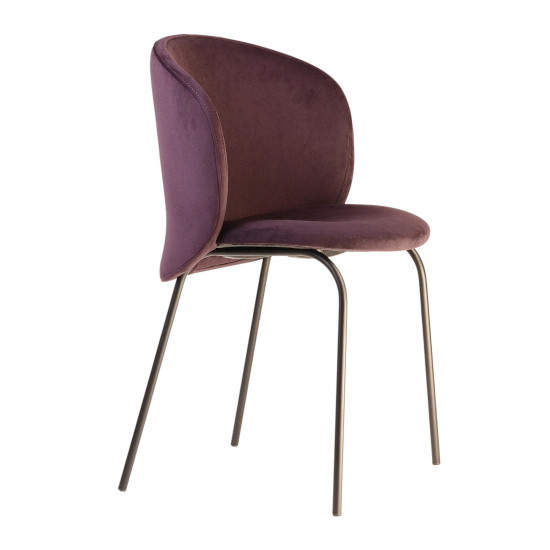 Стілець Lilo винний вельвет 6