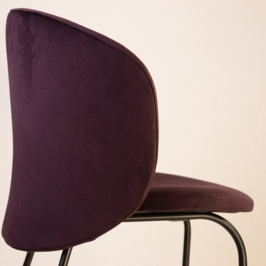 Стілець Lilo винний вельвет 8