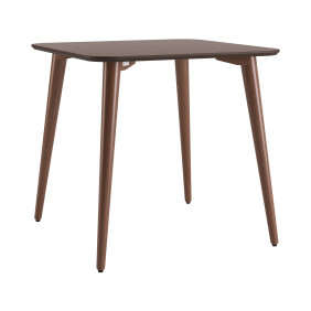 Стол Dan 80х80 темный орех