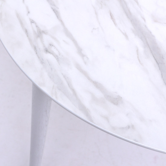 Стол Dan d-100 HPL Arpa 3346 Ker/белый 3