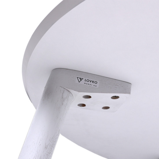 Стол Dan d-100 HPL Arpa 3346 Ker/белый 5