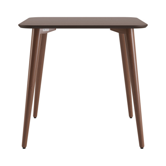 Стол Dan 80х80 темный орех 2