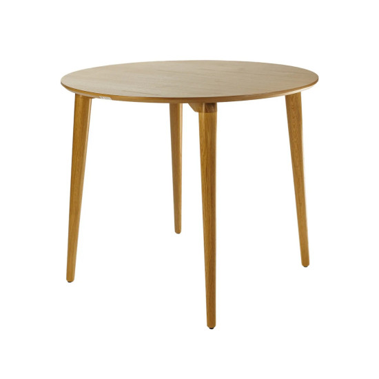 Стол Dan d-90 натуральный (дуб) 1