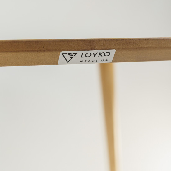 Стол Dan d-90 натуральный (дуб) 5