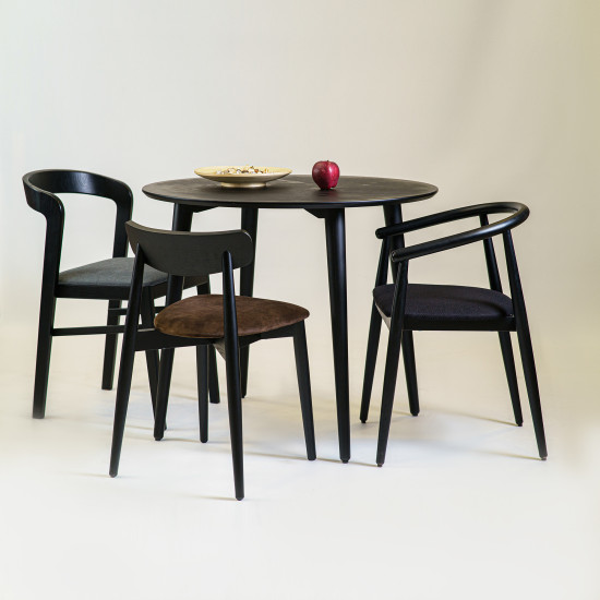 Стол Dan d-90 натуральный (дуб) 7