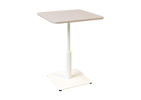 Стол Ibiza Soft light 60x60 белый металл / кашемир ДСП