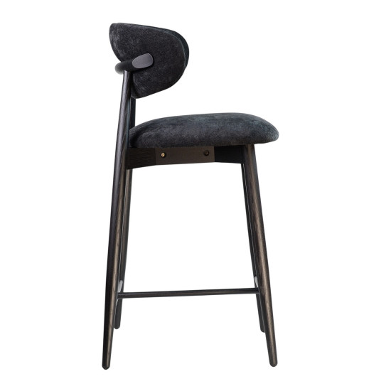 Стул полубарный Panda New черный / Hevia 207.21 3