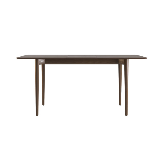 Стіл розкладний Silva 130+40 x 80 темний горіх 2