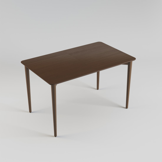 Стіл розкладний Silva 130+40 x 80 темний горіх 6