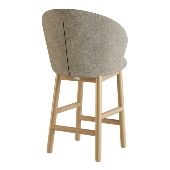 Стул полубарный Stitch натуральный ясень / Node 07 4