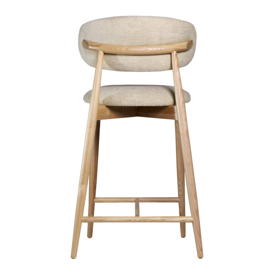 Стілець напівбарний Panda New натуральний ясен / Superior 02 4