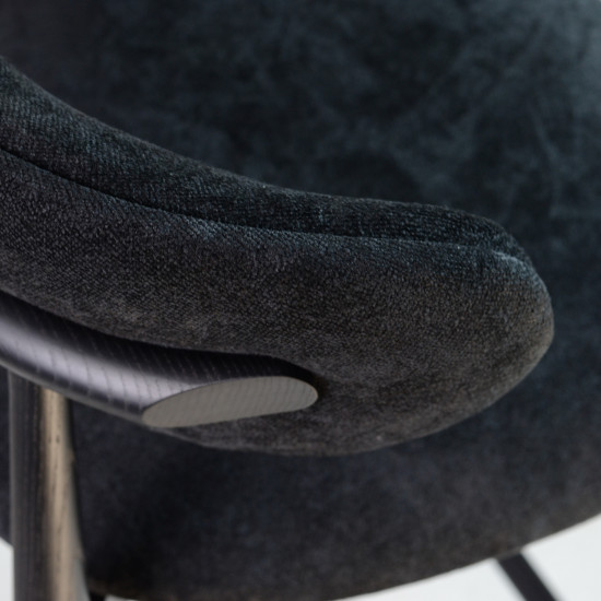 Стул полубарный Panda New черный / Hevia 207.21 8