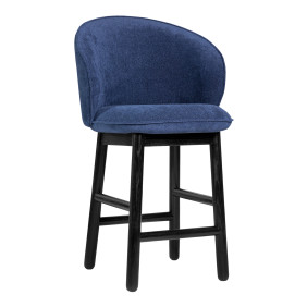 Стул полубарный Stitch черный / Magenta 06