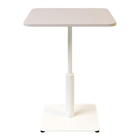 Стіл Ibiza Soft light 60x60 білий метал / кашемір ДСП 2