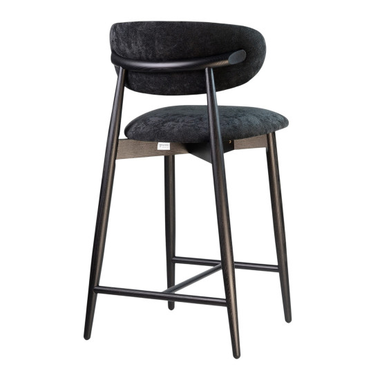 Стул полубарный Panda New черный / Hevia 207.21 4