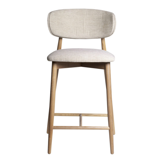 Стілець напівбарний Panda New натуральний ясен / Superior 02 5