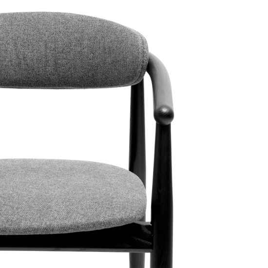 Стілець Mamont soft чорний / Austin 19 12