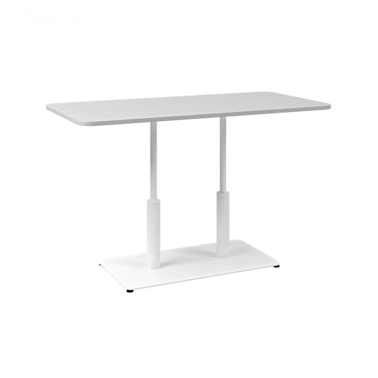 Опора Ibiza Soft Double h-725 800х400 / 8 мм белая 3